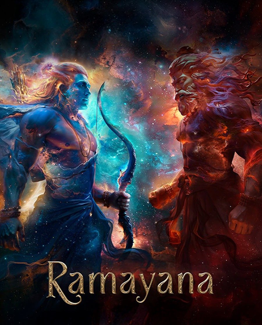 Ranbir Kapoor Ramayana movie poster with T-Series 75 crore music rights deal before release
