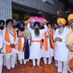 ਮੀਰੀ-ਪੀਰੀ ਖਾਲਸਾ ਮਾਰਚ ਦੌਰਾਨ ਸੰਬੋਧਨ ਕਰਦੇ ਗਿਆਨੀ ਕੁਲਦੀਪ ਸਿੰਘ ਗੜਗੱਜ ਅਤੇ ਸੰਗਤਾਂ ਦੀ ਹਾਜ਼ਰੀ