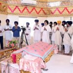 ਗੁਰਦੁਆਰਾ ਸ਼ਹੀਦ ਬਾਬਾ ਗੁਰਬਖ਼ਸ਼ ਸਿੰਘ ਜੀ ਵਿਖੇ ਭਾਈ ਸੁੱਖਾ ਸਿੰਘ ਮਾੜੀ ਕੰਬੋਕੇ ਤੇ ਭਾਈ ਮਹਿਤਾਬ ਸਿੰਘ ਮੀਰਾਂਕੋਟ ਵੱਲੋਂ ਮੱਸੇ ਰੰਘੜ ਨੂੰ ਸੋਧਣ ਦੀ ਯਾਦ ’ਚ ਕਰਵਾਏ ਗੁਰਮਤਿ ਸਮਾਗਮ ਦਾ ਦ੍ਰਿਸ਼।