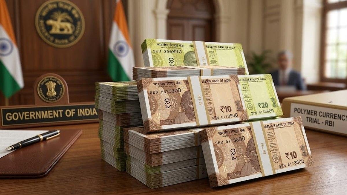 RBI ਦਾ ਲੋਗੋ, ਪਾਲਿਮਰ ਨੋਟਾਂ ਦੇ ਟ੍ਰਾਇਲ ਨਾਲ ਜੁੜੀ ਖ਼ਬਰ