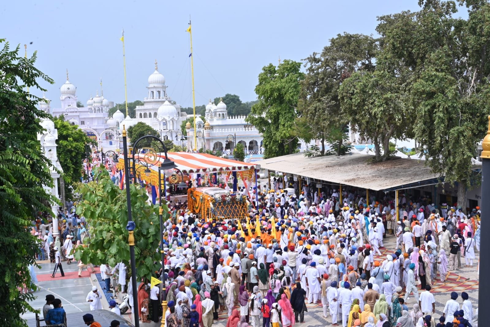 ਤਖ਼ਤ ਸ੍ਰੀ ਦਮਦਮਾ ਸਾਹਿਬ ਤਲਵੰਡੀ ਸਾਬੋ ਤੋਂ ਮੀਰੀ-ਪੀਰੀ ਖਾਲਸਾ ਮਾਰਚ ਦੇ ਦੂਜੇ ਪੜਾਅ ਦੀ ਸ਼ੁਰੂਆਤ ਮੌਕੇ ਸ਼ਾਮਲ ਸੰਗਤਾਂ